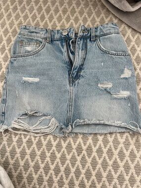 Pull & bear denim skirt